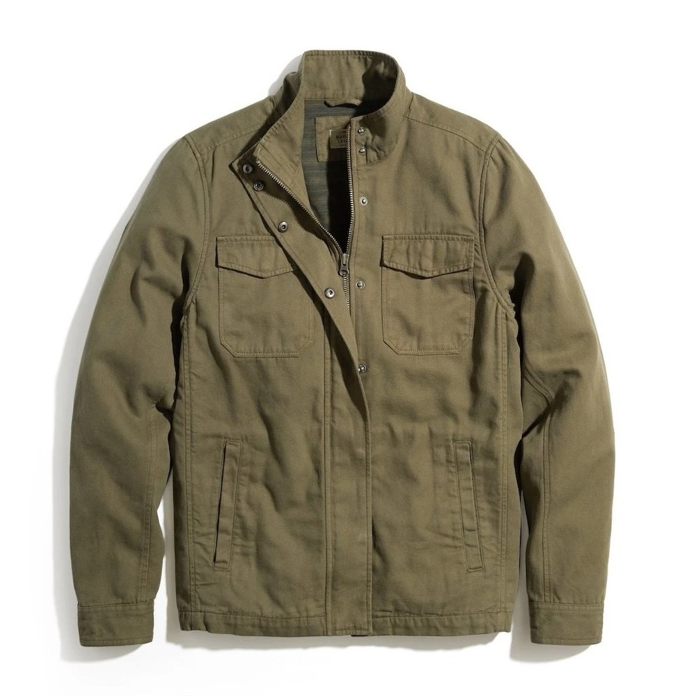 Marine Layer Richmond Utility Jacket Dusty Olive